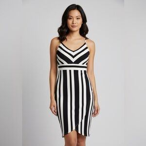 NWT Premier Amore‎ dress-black & white size 12